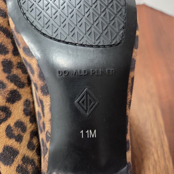 Donald Pliner Ladonna Leopard Pointed Toed Ballet Flats Size 11 - Picture 10 of 12